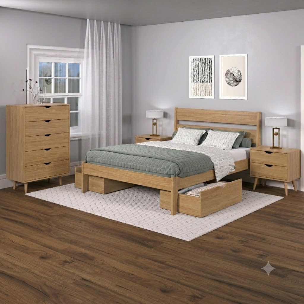 Low Board Bedroom Set A