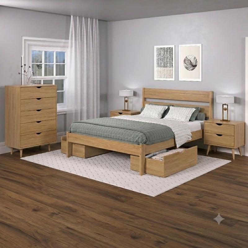Low Board Bedroom Set A