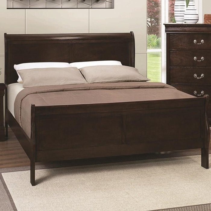 Louis Philippe Full Panel Sleigh Bed