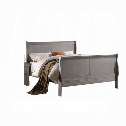 Louis Philippe III Gray Bed