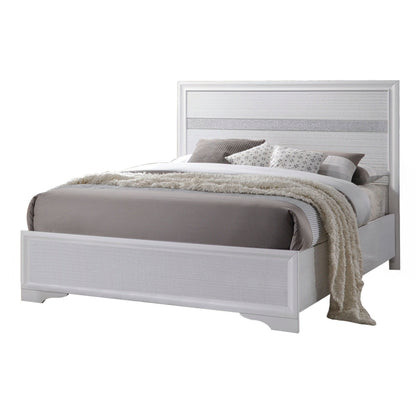 Naima Full Bed - White