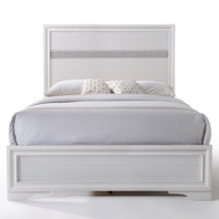 Naima Full Bed - White
