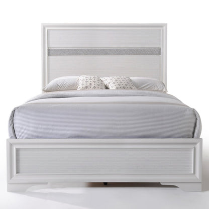 Naima Full Bed - White