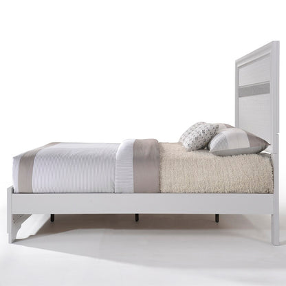 Naima Full Bed - White