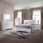 Naima Full Bed - White