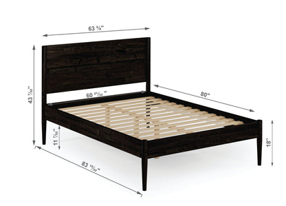 Mid Center Platform Bed