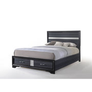 Naima W/Storage - 2 Drawers Bed