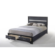 Naima W/Storage - 2 Drawers Bed