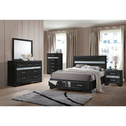 Naima W/Storage - 2 Drawers Bed