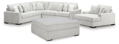 seccional Stupendous 4PC & Oversized Accent Otomana Set