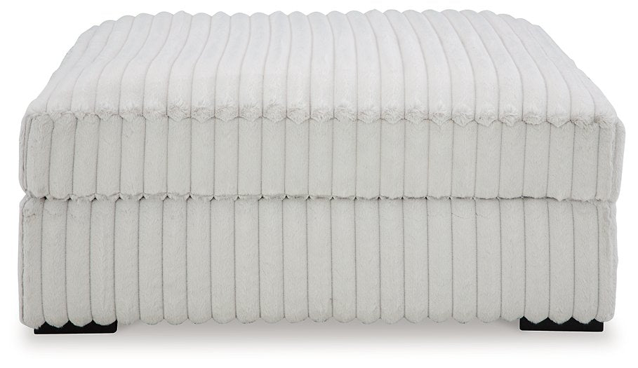 Estupendo otomano decorativo de gran tamaño 