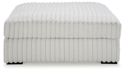 Estupendo otomano decorativo de gran tamaño 