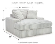Stupendous 4PC Sectional with Oversized Chaise & Ottoman Set