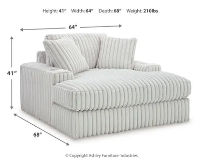Stupendous 4PC Sectional with Oversized Chaise & Ottoman Set
