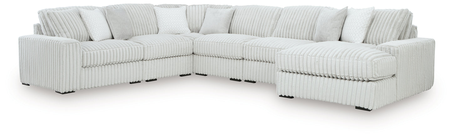Stupendous 6-Piece Sectional with Chaise
