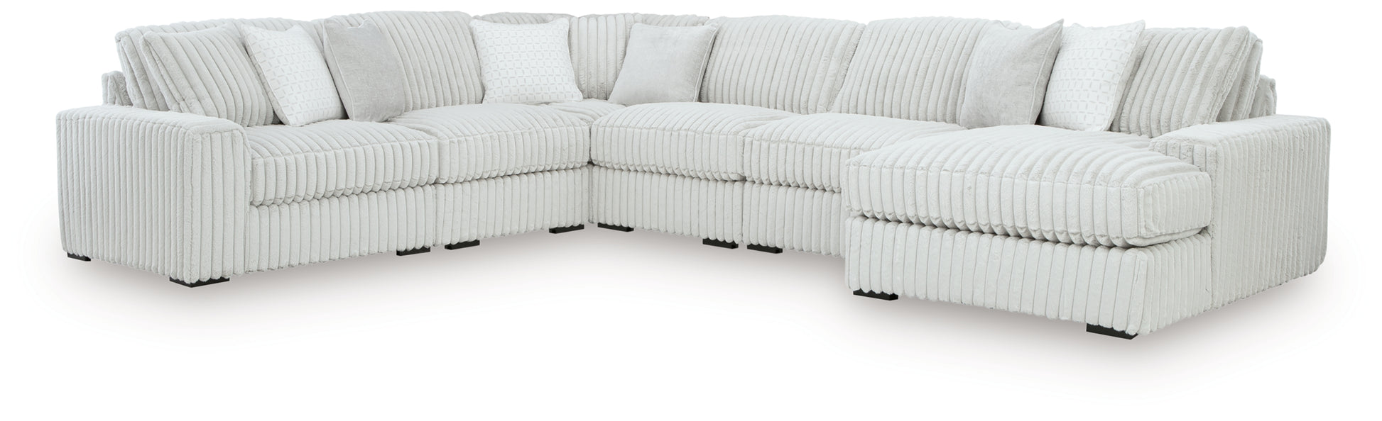 Stupendous 6-Piece Sectional with Chaise