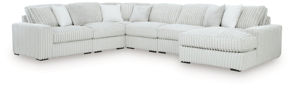 Stupendous 6-Piece Sectional with Chaise
