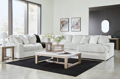 Stupendous 5-Piece Sectional with Chaise