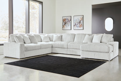 Stupendous 5-Piece Sectional with Chaise