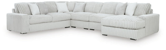 Stupendous 5-Piece Sectional with Chaise