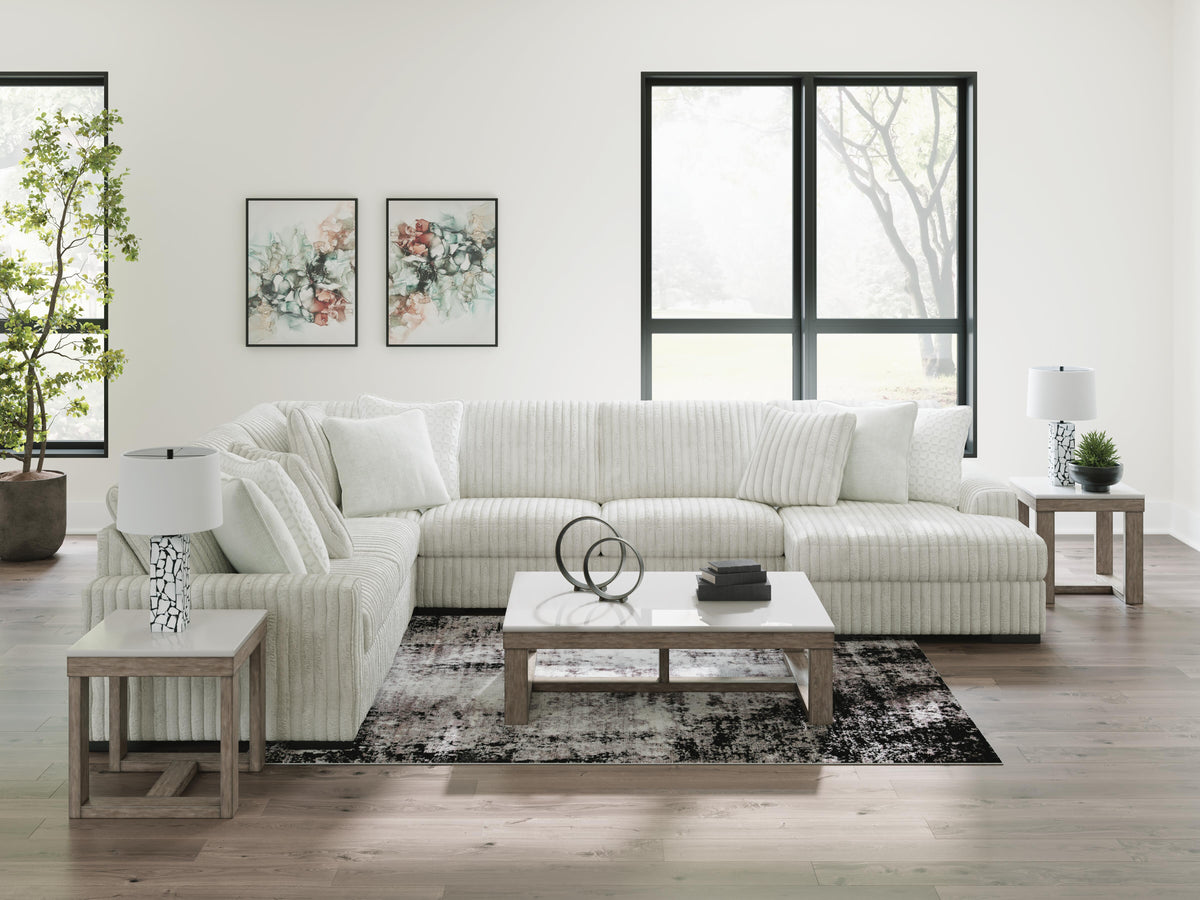 Stupendous 5-Piece Sectional with Chaise