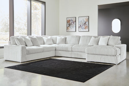 Stupendous 5-Piece Sectional with Chaise