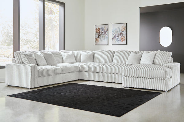 Stupendous 5-Piece Sectional with Chaise