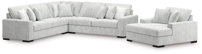 seccional Stupendous 3PC & Oversized Chaise Set