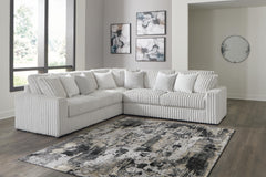 Stupendous 3-Piece Sectional Sofa w/ Wedge