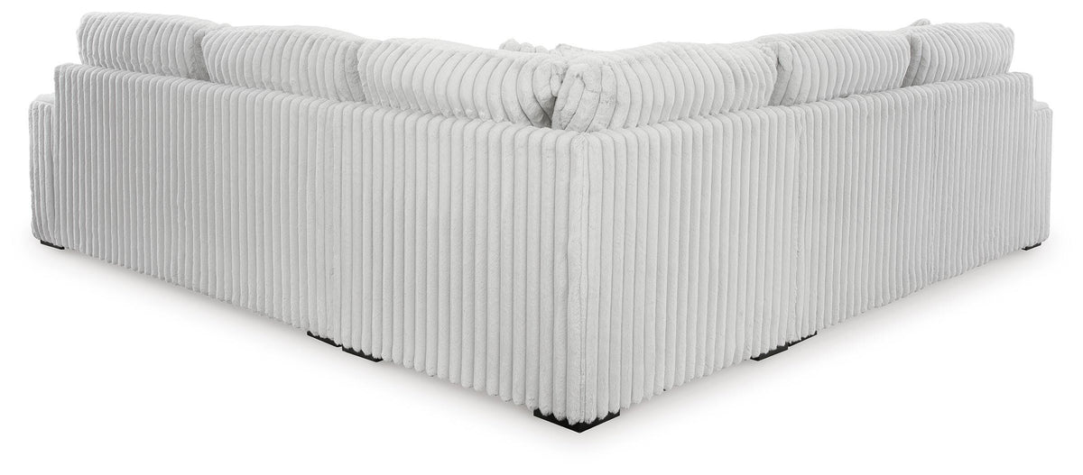 Stupendous 3-Piece Sectional Sofa w/ Wedge