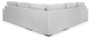 Stupendous 3-Piece Sectional Sofa w/ Wedge
