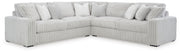 Stupendous 3-Piece Sectional Sofa w/ Wedge