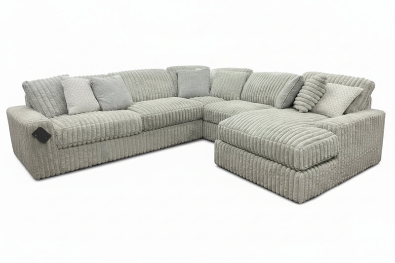 Stupendous Alloy 4PC Sectional with Chaise Set