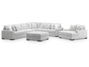 Stupendous 4PC Sectional with Oversized Chaise & Ottoman Set