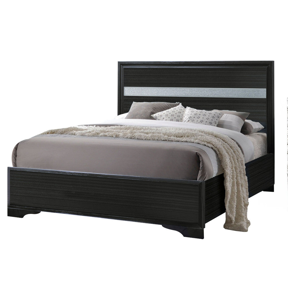 Naima Full Bed - Black