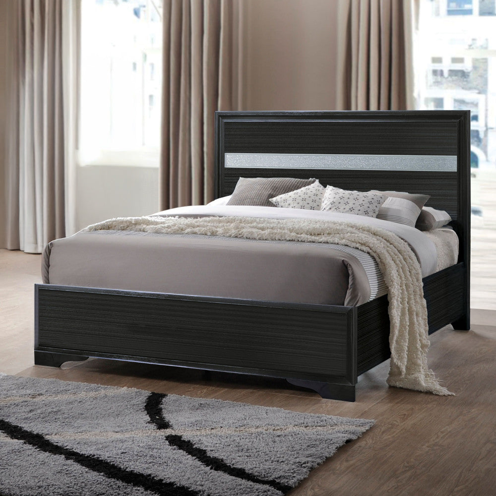 Naima Full Bed - Black