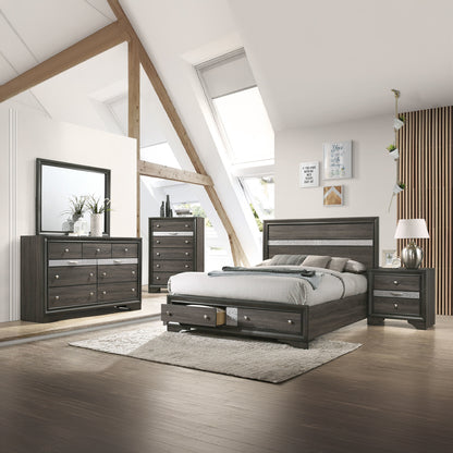 Mesita de noche Naima de 26" de alto y 3 cajones