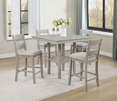 Lester 5-Pk Counter Height Dining Set