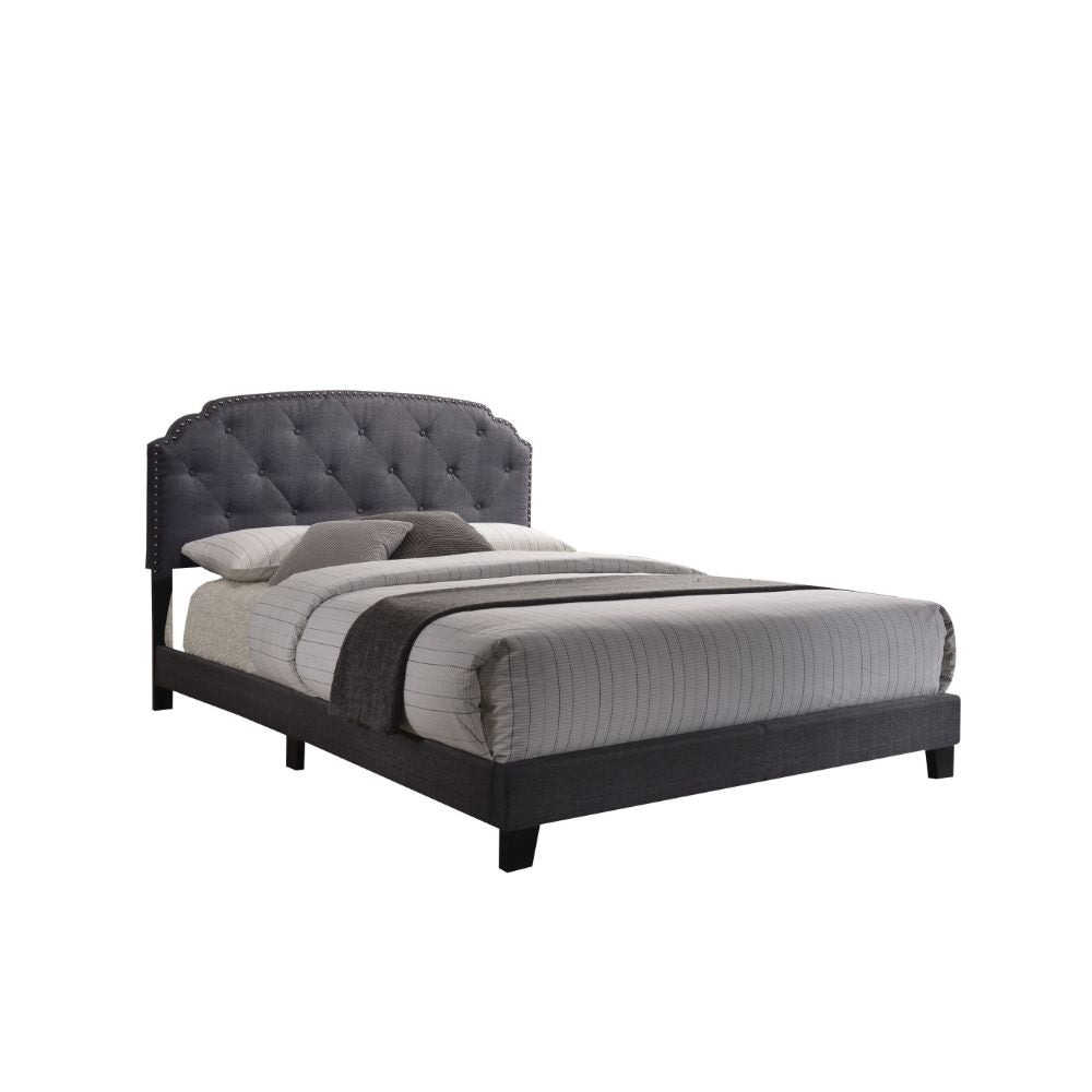 Cama Queen tapizada Tradilla