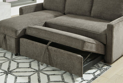 Kerle Sectional with Pop Up Bed