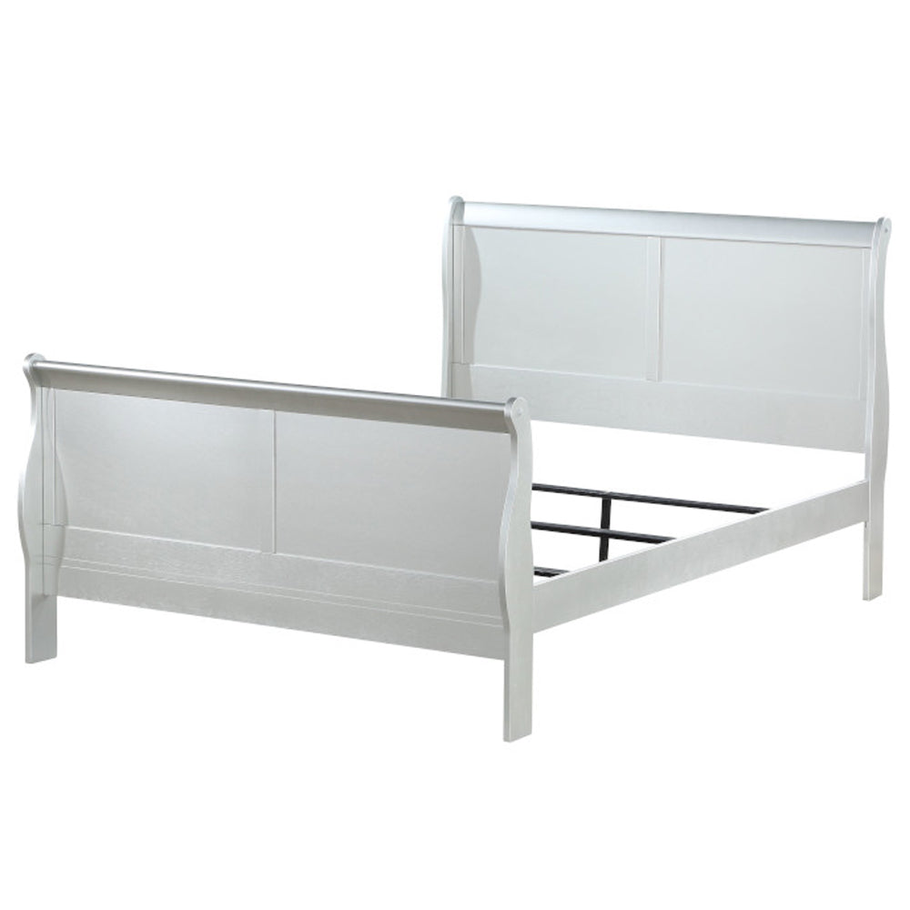 Louis Philippe III Eastern King Bed - Platinum