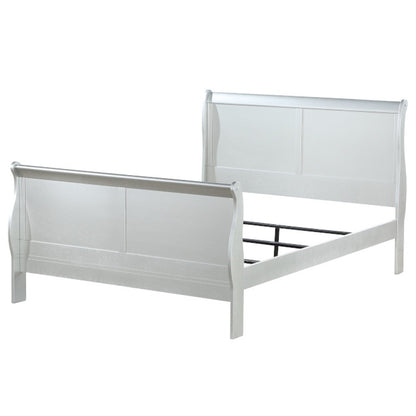 Louis Philippe III Eastern King Bed - Platinum