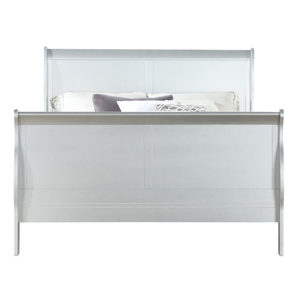 Louis Philippe III Eastern King Bed - Platinum
