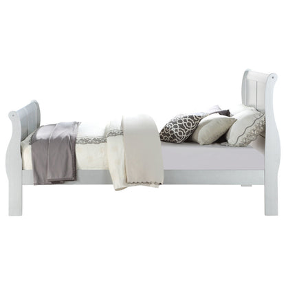Louis Philippe III Eastern King Bed - Platinum