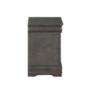 Mesita de noche Louis Philippe de 24" de alto