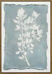 Whispering Blooms II Hand-embellished Canvas in Frame