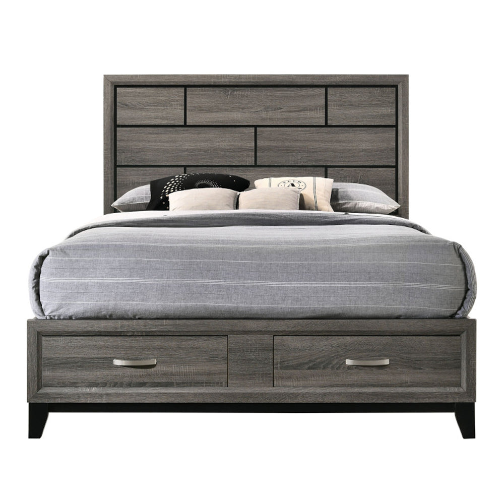Valdemar Eastern King Bed W/Storage