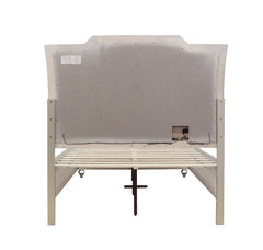 Kaitlyn Eastern King Bed W/Led & Storage - Leatherette & Champagne