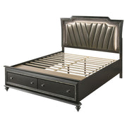 Kaitlyn California King Bed W/Led & Storage