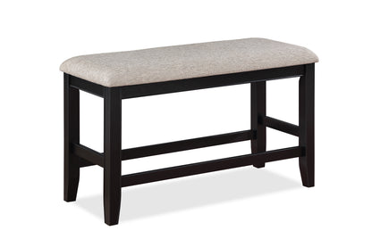 Fulton Counter Height Bench Light Grey